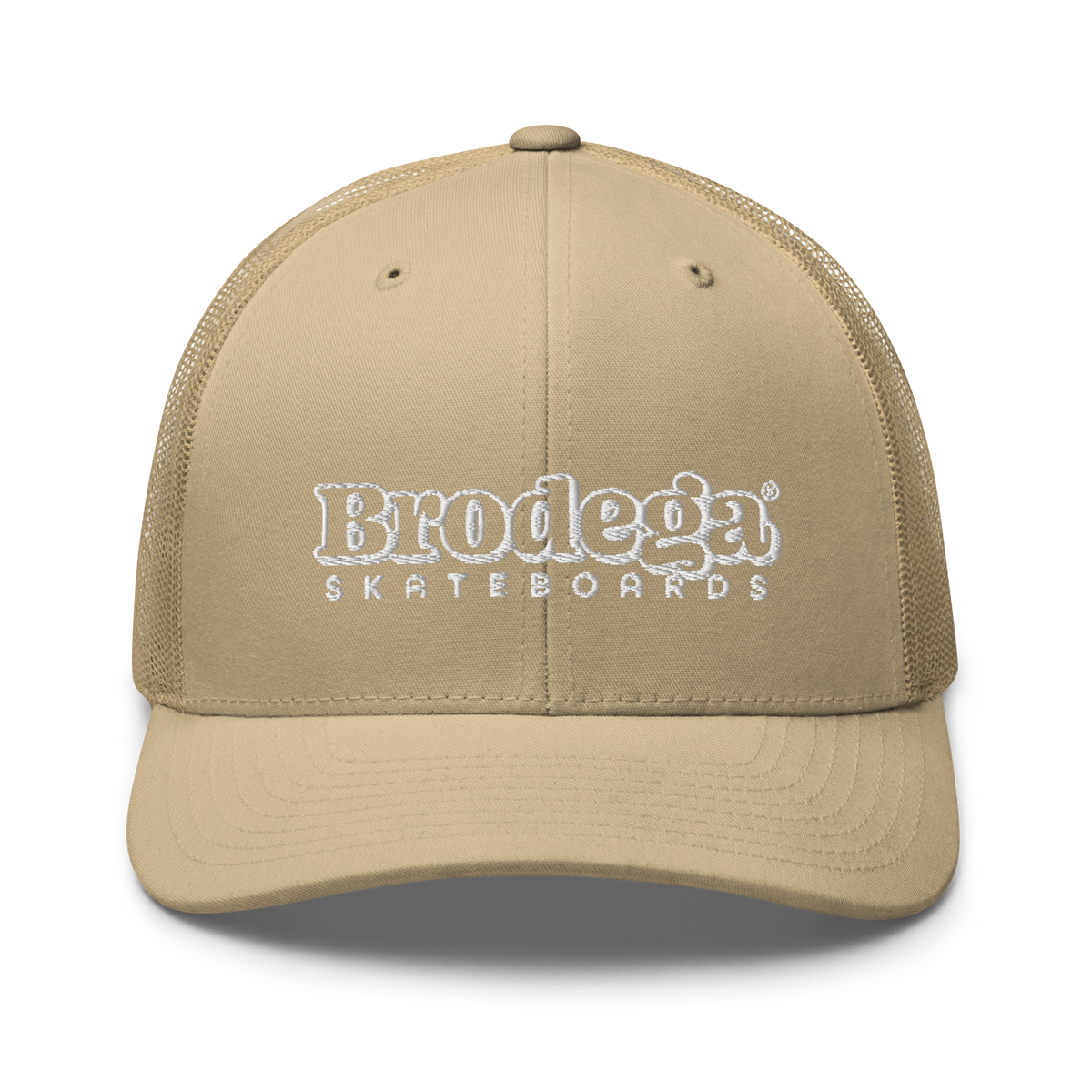 Outline / Retro Trucker Cap - Brodega Skateboards