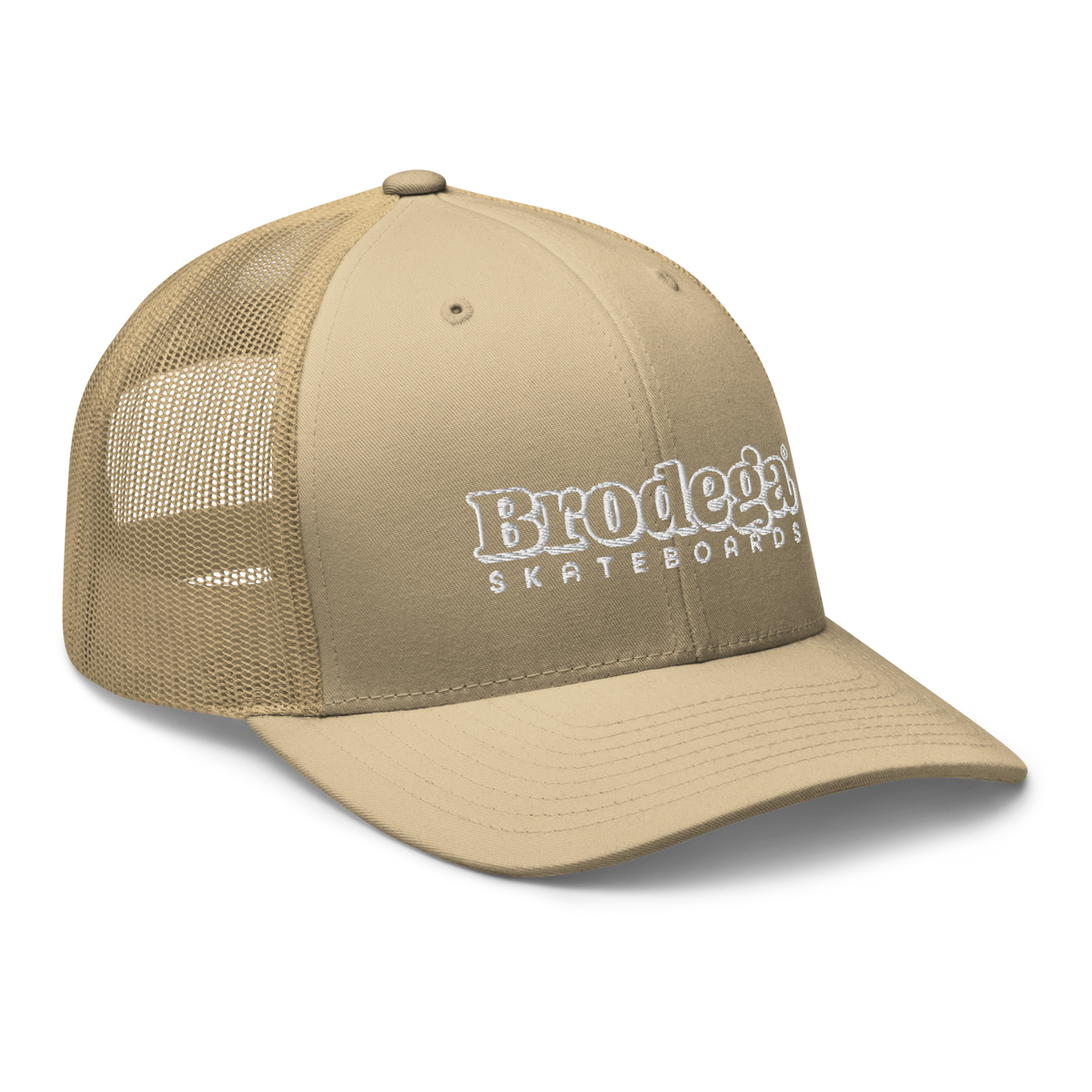 Outline / Retro Trucker Cap - Brodega Skateboards