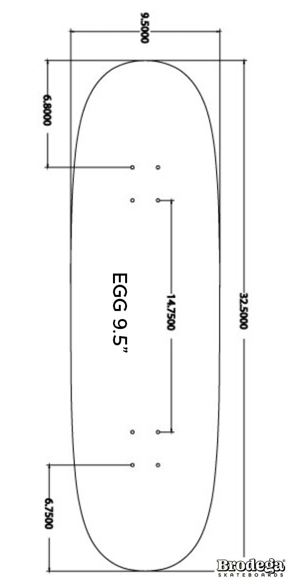 Tricks på Månen / 9.5" Egg Shape