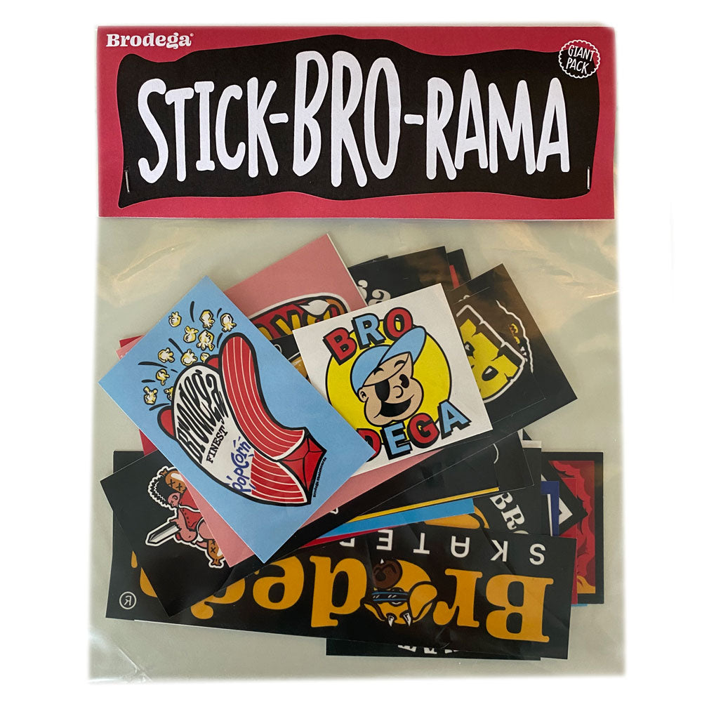 Giant Sticker Pack / 25 Stickers - Brodega Skateboards
