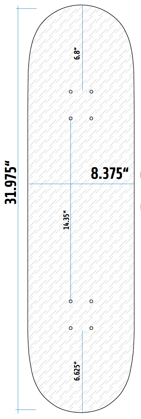 Thi Kendes / 8.375" - Brodega Skateboards