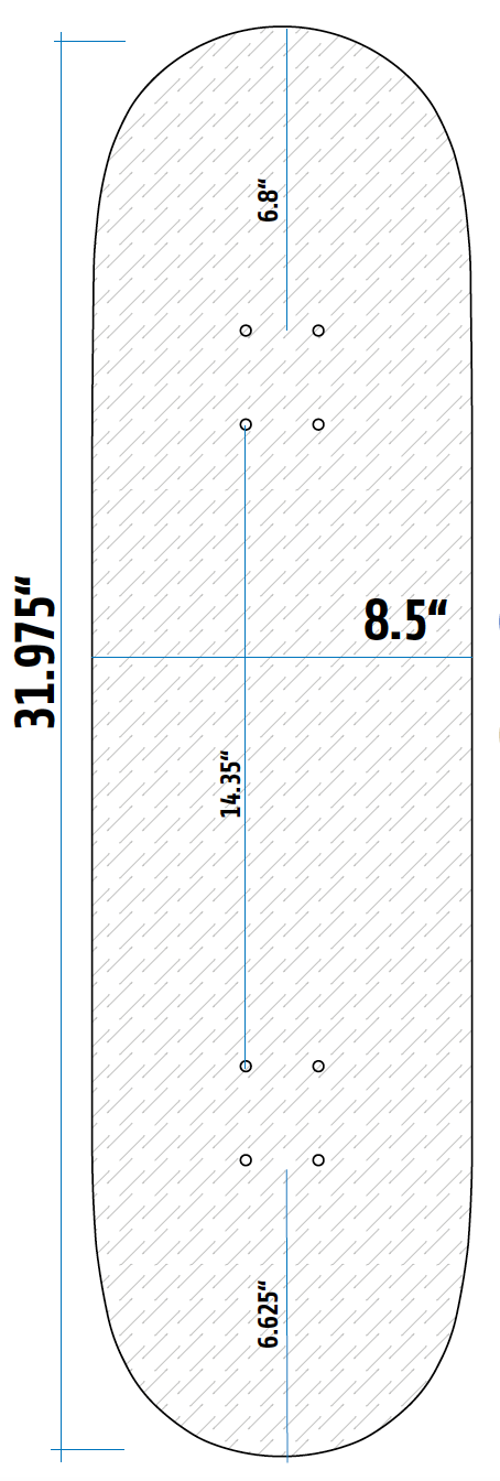 Thi Kendes / 8.5" - Brodega Skateboards