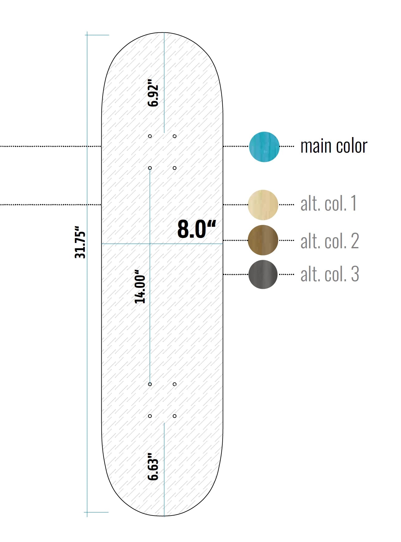 Spot Check / 8.0" - Brodega Skateboards