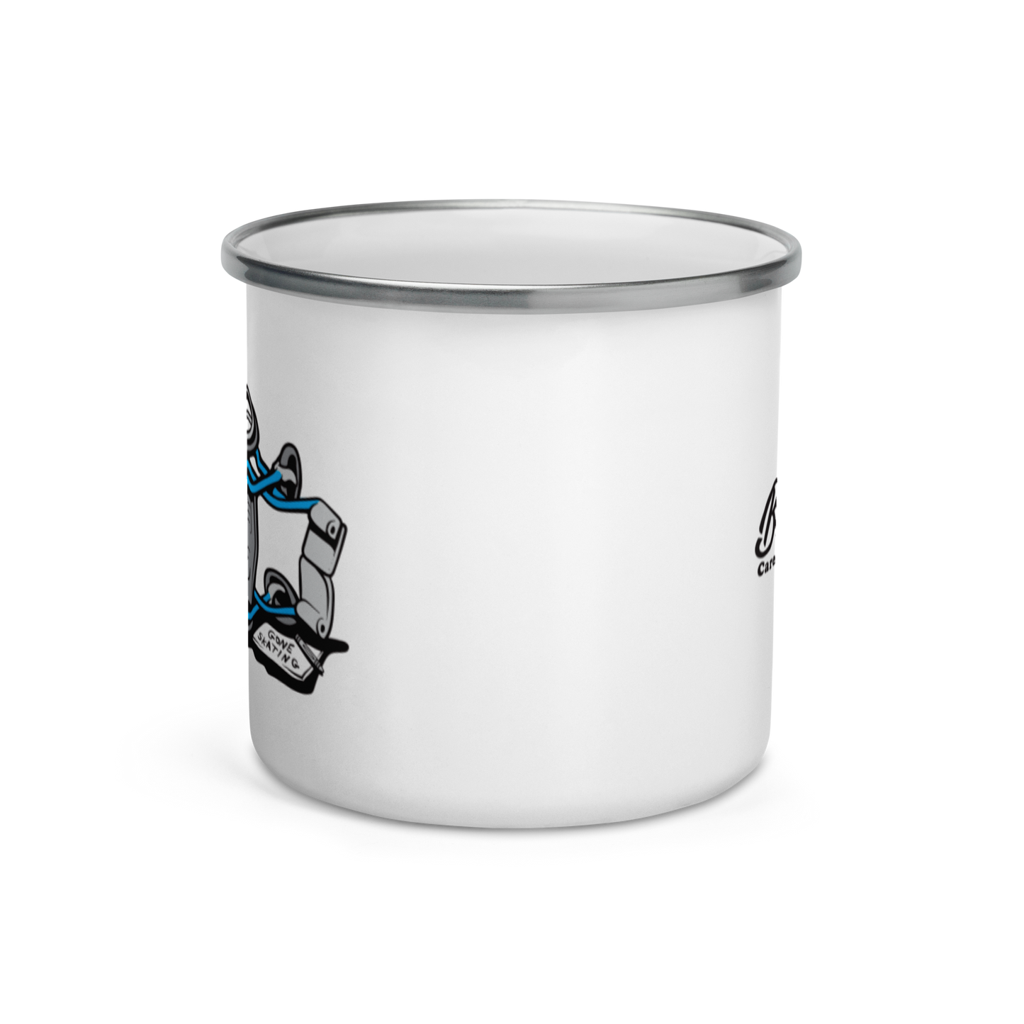 Gone Skating / Enamel Mug - Brodega Skateboards