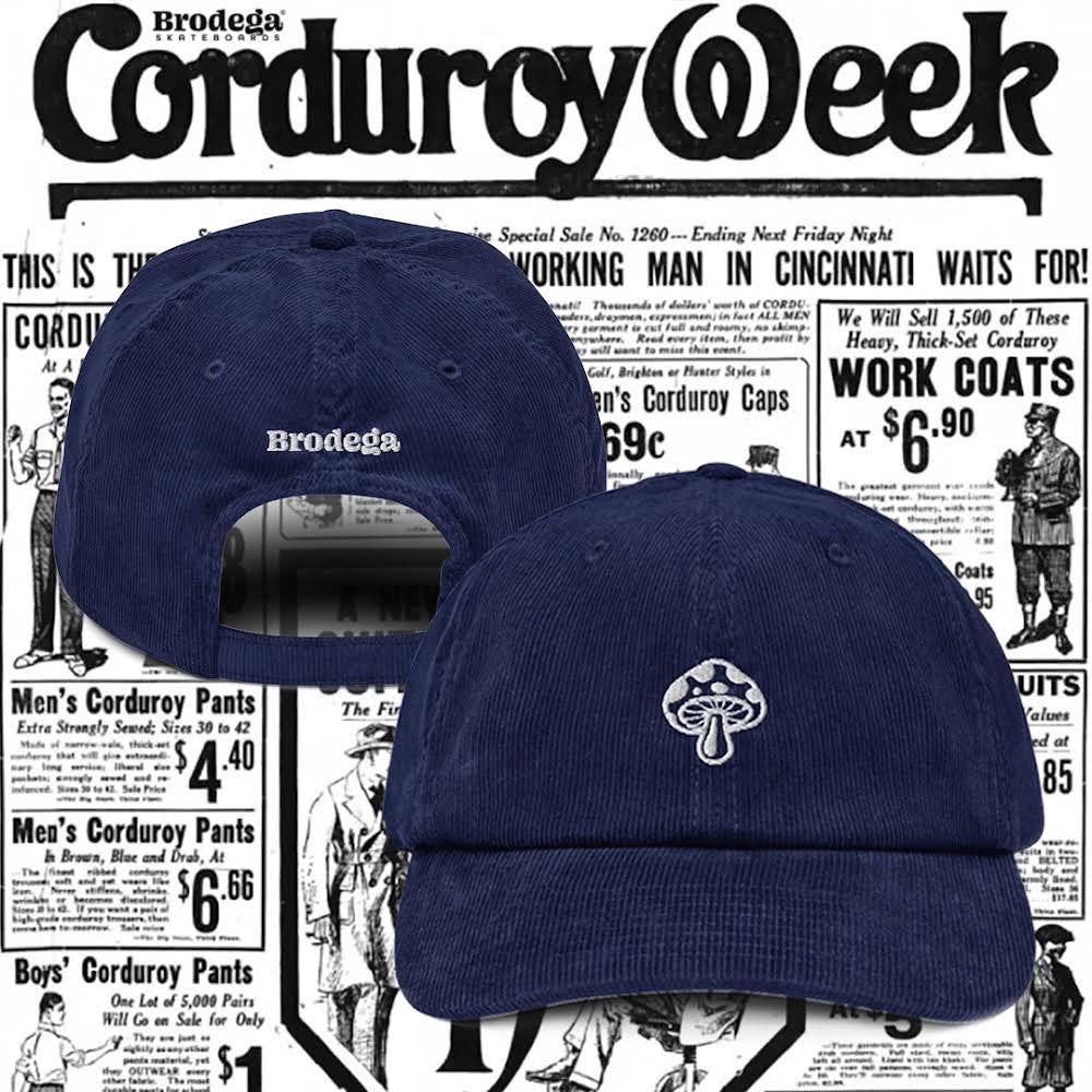 Brotanic Garden / Corduroy hat - Brodega Skateboards