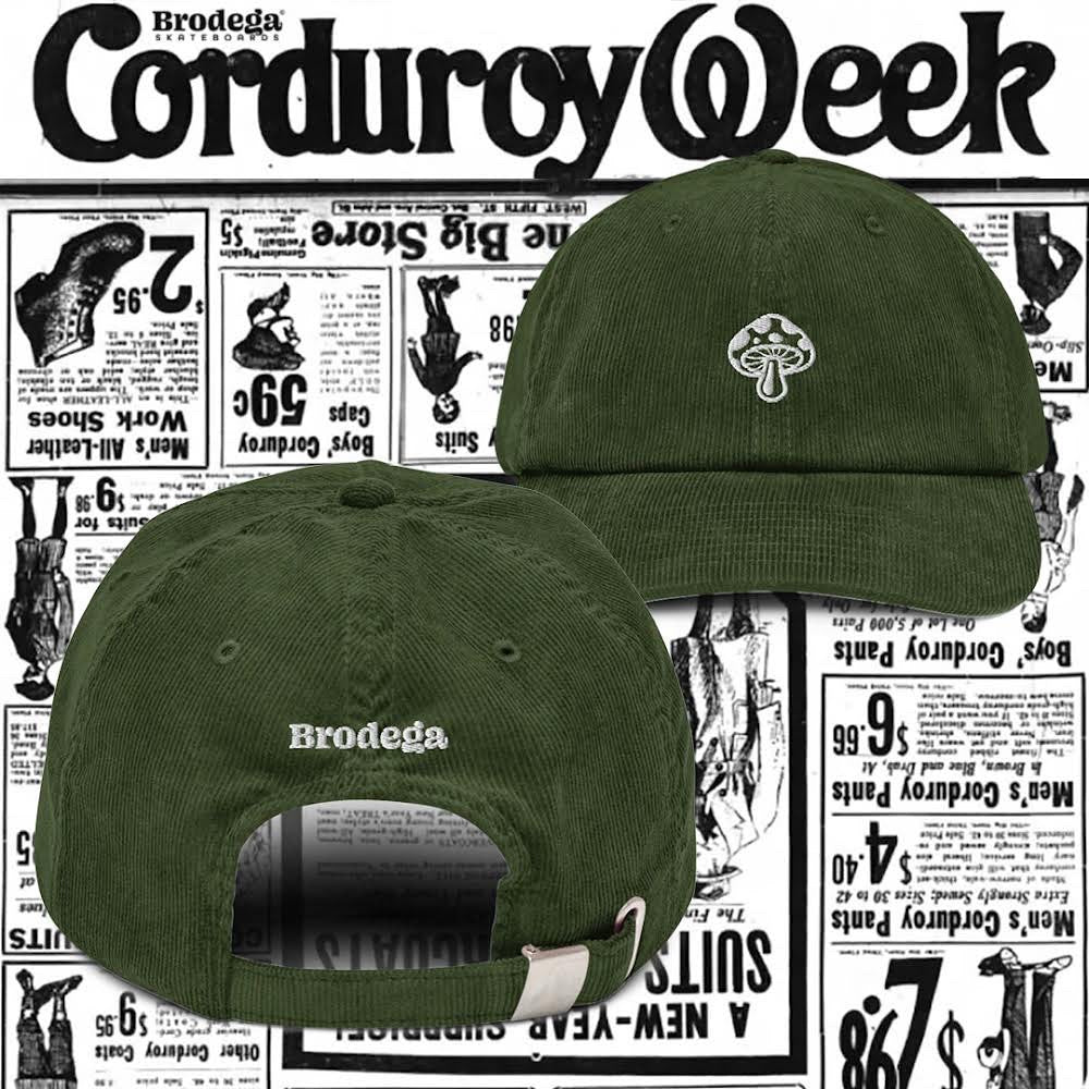 Brotanic Garden / Corduroy hat - Brodega Skateboards