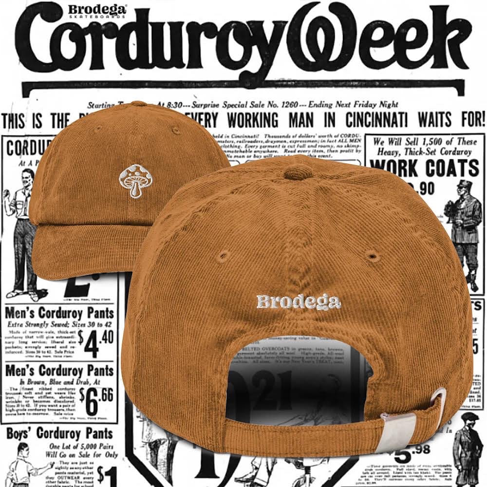 Brotanic Garden / Corduroy hat - Brodega Skateboards