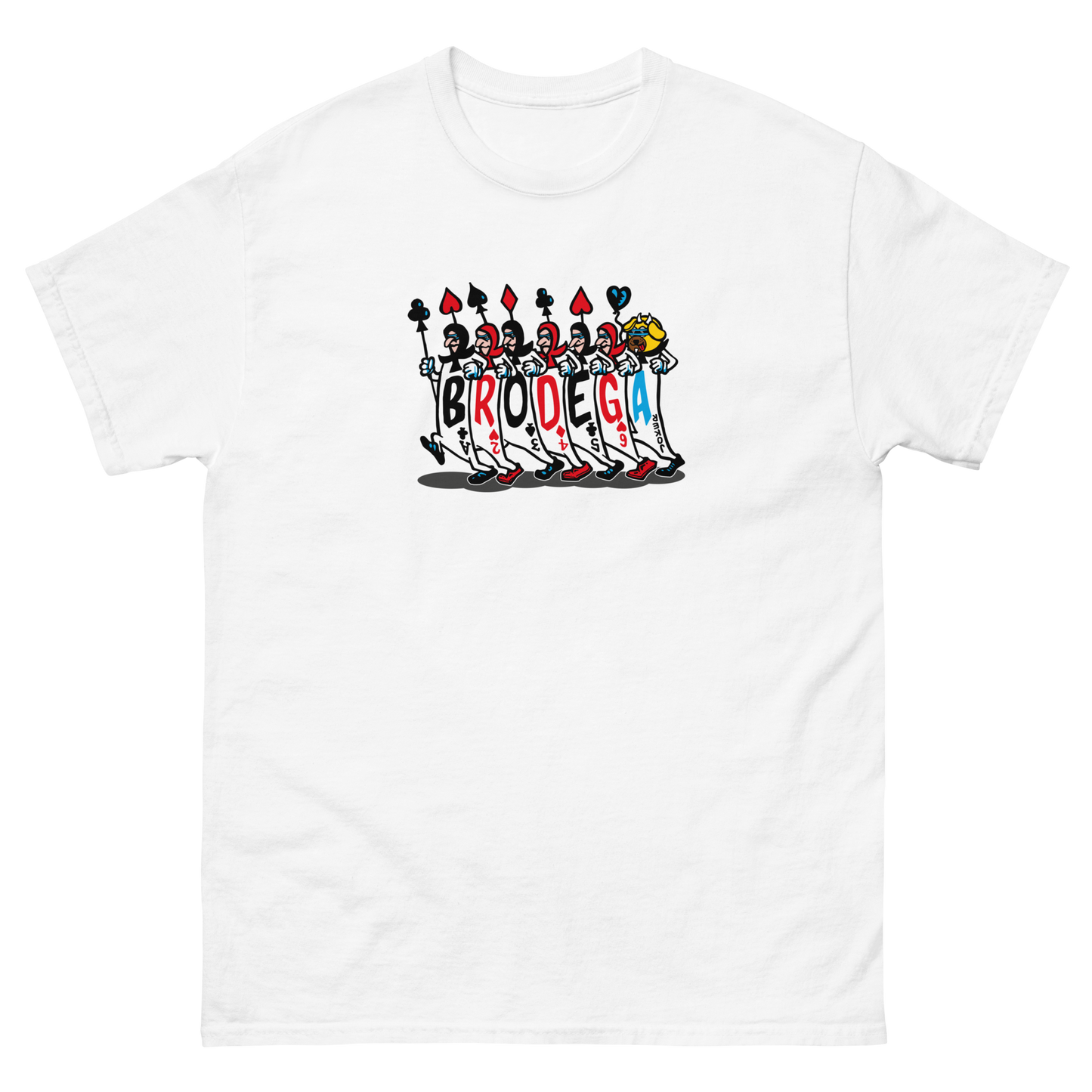 Marching Cards / T-Shirt - Brodega Skateboards